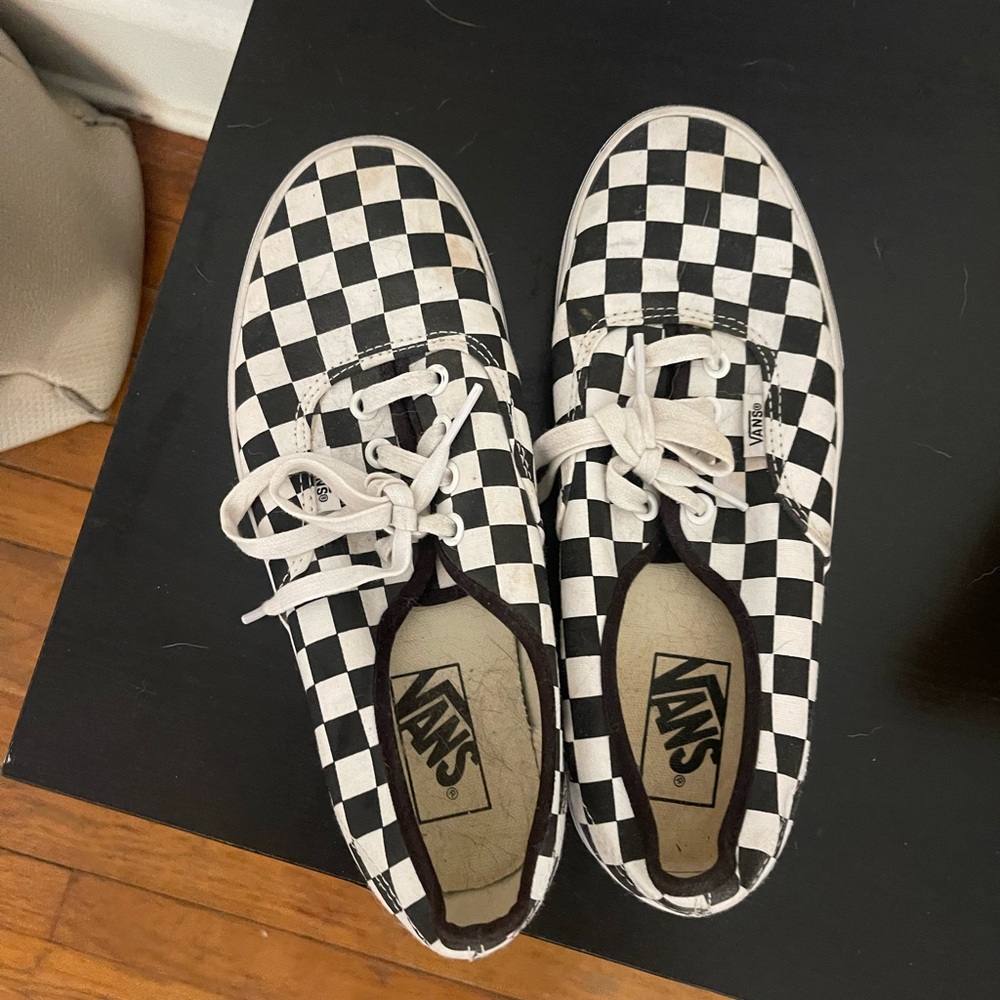 Vans Black and White Checkered Shoes